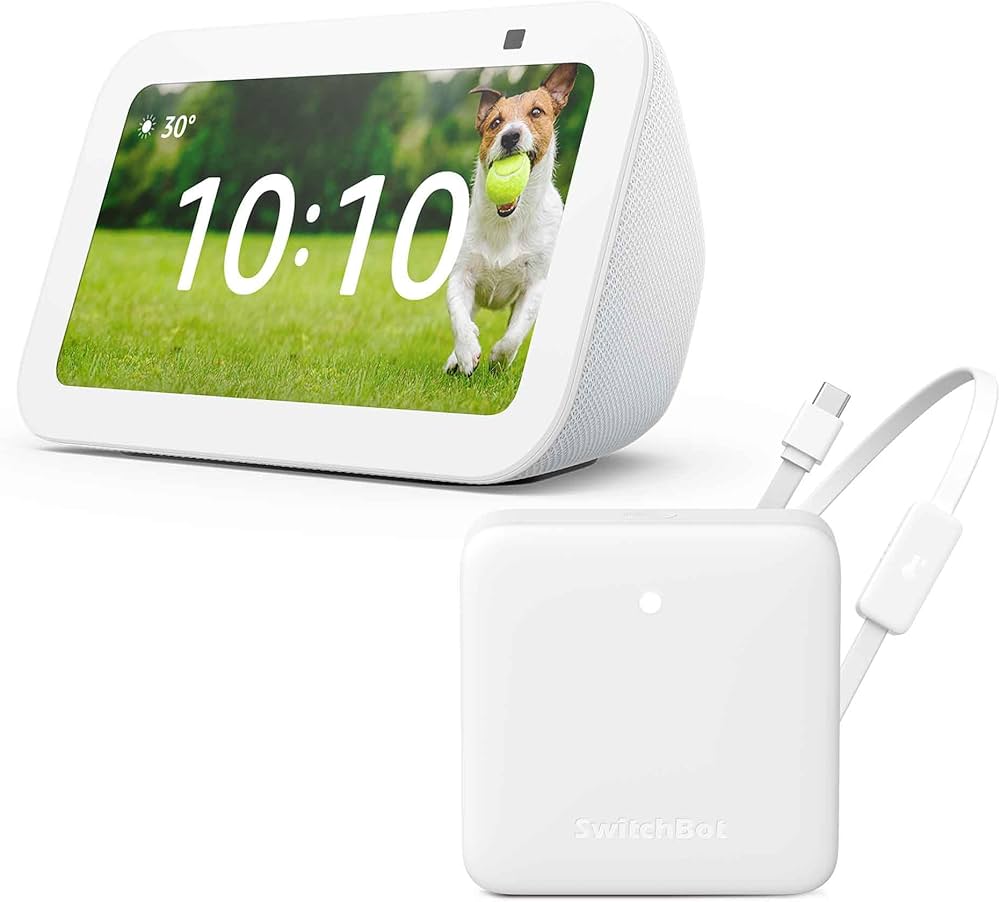 AmazonエコーSpot SwitchBotハブミニ セット Amazon.co.jp: 【セット買い】Echo Spot グレーシャーホワイト +